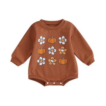 Imagem de Roupas de bebê Lutikamy Halloween Sweatshirt Romper 0-18M - Lucikamy