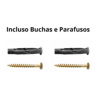 Imagem de Prateleira Nicho Reforçada Microondas Dupla 60Cm Branca