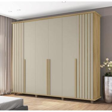 Imagem de Guarda Roupa FRANÇA CINAMOMO/ OFF WHITE