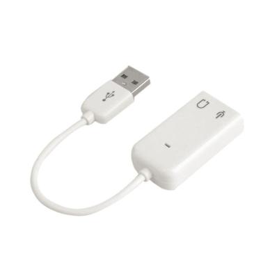 Imagem de Adaptador Placa De Som Externa Usb 7.1 Fone E Microfone