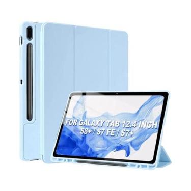 Imagem de Capa Inteligente Para Samsung Galaxy Tab S8 S7 S9 A9 S11 Com Suporte P