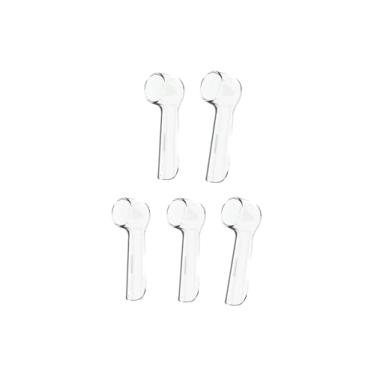 Imagem de 5 peças de capas de cabeça de escova de dentes para Oral-B série iO tampas higiênicas de proteção contra poeira para cabeças de escova elétrica para viagens