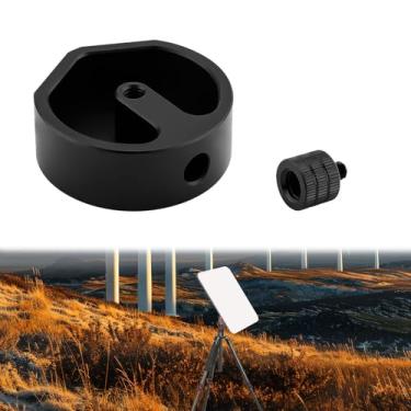 Imagem de Adaptador de tripé para Starlink Mini, adaptador de montagem de liga de alumínio com 1/4 polegada-50.2 cm a 3/8 polegada-16 peças de substituição roscadas de parafuso compatíveis com mini tripé