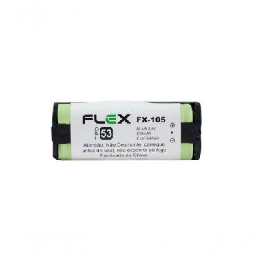 Imagem de Bateria Para Telefone S- Fio Tipo 53 2.4v 830mah Fx-105 - Flex Gold -