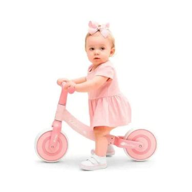Imagem de Bicicleta De Equilíbrio Infantil Sem Pedal Rosa