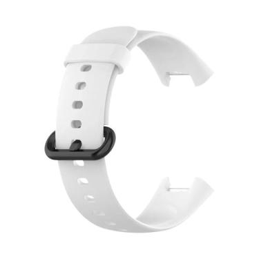 Imagem de Pulseira De Silicone Preta Para Redmi Watch 2 Lite Com Protetor De Tel