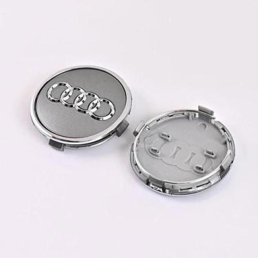 Imagem de Capas Centrais Para Rodas De Carro Audi, Conjunto De 4 Peças, 60mm 61m