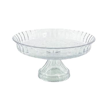 Imagem de PRATO PARA BOLO VIDRO C/ PE 30CM