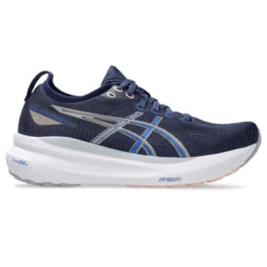 Imagem de ASICS Tênis de corrida feminino Gel-Kayano 31, Azul índigo/prata pura, 37