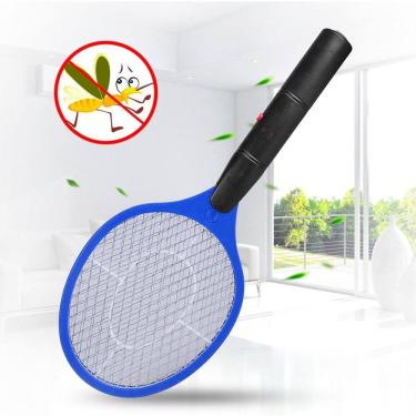 Imagem de Raquete Mata Pernilongos Mosquitos Com Proteção Infantil