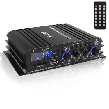 Imagem de Receptor amplificador de áudio Romicta 4.1 Canal 200W Bluetooth 5.0