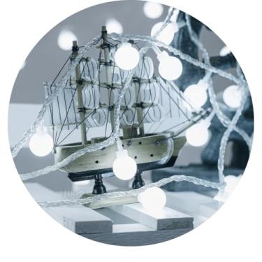 Imagem de Pisca Bola Cristal 20 Leds fio Transparente Decoração Natal 5 Metros (Branco Frio 127V)