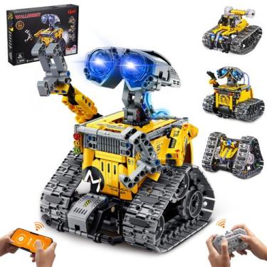 Imagem de Building Toy Sillbird STEM Robot 4 em 1 e controle remoto de APP