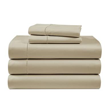 Imagem de LANE LINEN Lençóis King divididos 100% algodão egípcio para camas ajustáveis, lençóis King divididos com bolso extra profundo de 38 cm, naturalmente regulagem de temperatura, resfriamento, sem fiapos