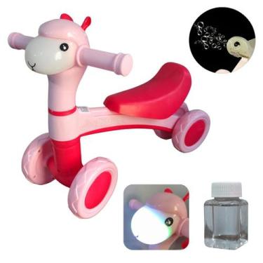 Imagem de Triciclo Infantil Cavalinho com Luzes LED, Bolhas de Sabão e 4 Músicas