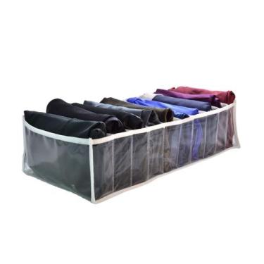 Imagem de Kit 10 Colmeias Organizadoras de Guarda-Roupas (40x20x10) para Gavetas