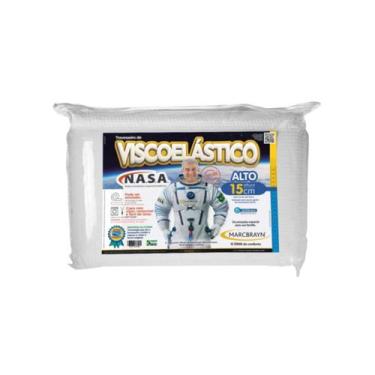 Imagem de Travesseiro Marcbrayn Nasa Viscoelástico Alto 15 cm - Marcbryan