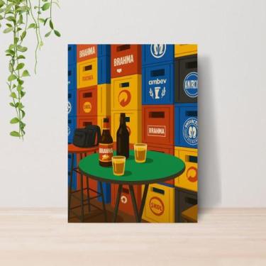 Imagem de Quadro Decorativo Brasil Brasilidades A4  Placa MDF 001 - Lomi Art