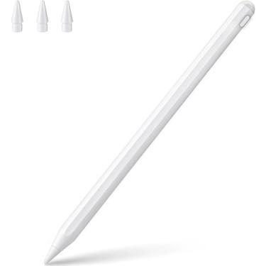 Imagem de Caneta Stylus para iPad A16 11ª 10ª 9ª 8ª 7ª 6ª geração, carregamento rápido USB C de 25 minutos para iPad Pro 12.9 11 33.0 cm M4, Air M3 M2 5th Mini 7 6 5 (ID 766)