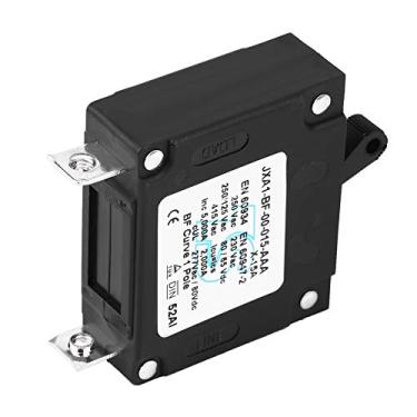 Imagem de DISJUNTOR DE CIRCUITO DE ALTERNAR RESET 15A 20A 25A 30A Resistente DC/AC SEGURANÇA DE Alto DESEMPENHO PRETO MINI LEVE (15A)