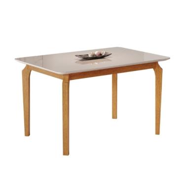 Imagem de Mesa De Jantar Alegra Jcm Movelaria Off White 1,20 M