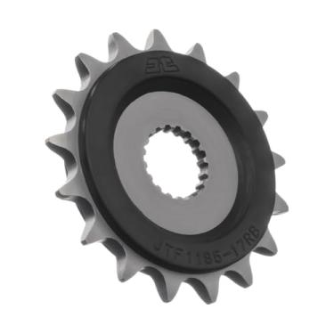 Imagem de JT Sprockets Roda dentada dianteira acolchoada de borracha JTF1185.17RB