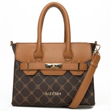Imagem de Bolsa Tote Transversal Feminina Rafitthy 28.16243 Monograma