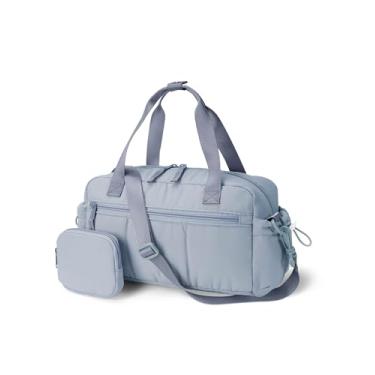 Imagem de Ceneda Bolsa de ginástica pequena para mulheres, bolsa acolchoada com bolso molhado e bolsa de moedas, mini bolsa esportiva leve de viagem com alça transversal, resistente à água para treino, ioga