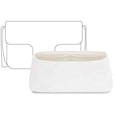 Imagem de FANJI Project Bolsa organizadora para bolsa GUCCI Marmont Supermini, ajuste personalizado dentro de craie, leve, resistente à água, acessórios para inserção de bolsa