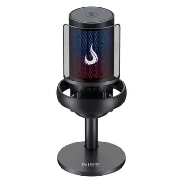 Imagem de Microfone Gamer De Mesa Rise Mode Elite 05 RGB Usb-c Preto - Rm-me-05-b.