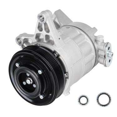 Imagem de Compressor de ar condicionado AC com embreagem para Buick Allure (2010 3.0L/3.6L) para LaCrosse (2010 3.0L, 2010-2011 3.6L) Apto para Cadillac SRX (2010-2011 3.0L) Apto para Saab 9-4X (2011 3.0L) 0 L)