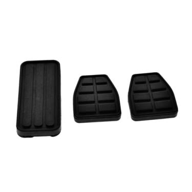 Imagem de Ysyqkn Pastilhas de Freio de Borracha, Peças de Reposição Antiderrapantes para Veículos Automotores, Fácil Instalação, Capa para Pedal.