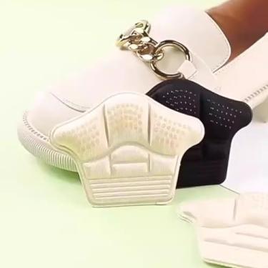 Imagem de Protetor de Calcanhar Autoadesivo Macio – Ideal para Sapatos e Tênis, Evita Bolhas e Deslizamentos (1 Par).