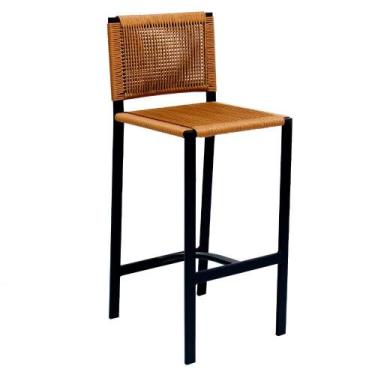 Imagem de Banqueta Alta Luxo para Bancada Balcão de Cozinha Moderna - Sarah Móve