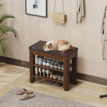 Imagem de Rosedate Banco de sapatos - 60 cm - marrom