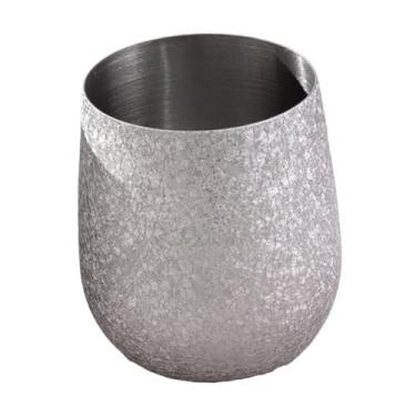 Imagem de Generic Xícara de café portátil em aço inoxidável, caneca de metal reutilizável para água, ideal para festas, churrascos, bares, viagens e uso doméstico.