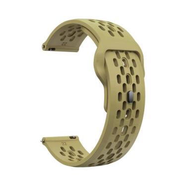Imagem de Pulseira Esportiva De Silicone Respirável De 22mm Para Relógio CMF pro