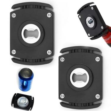 Imagem de 2 peças de abridor de lata de cerveja, borda lisa, removedor de tampa de lata de alumínio, removedor de tampa de lata para latas de alumínio de 227 a 540 ml, ferramenta de barra doméstica