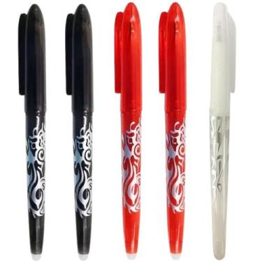 Imagem de Caneta Apagável Kit 5 Canetas Fantasminha Para Tecido Artesanato Marca