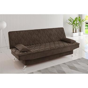 Imagem de Sofa Cama Zenite 3 Lugares Reclinável com 2 Almofadas Soltas - Viero