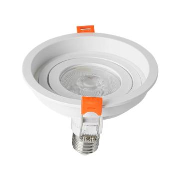 Imagem de Spot de Embutir Recuado Nordecor Loyo para 1 Lâmpada PAR20 Redondo Branco