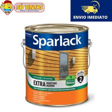 Imagem de Verniz Marítimo Base Água Acetinado 3,6 Litros Protege e Decora - Spar