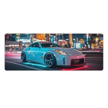 Imagem de HouLaiZhe 350z Super Rápido JDM Carro Esportes Cool Gaming Mouse Pads JDM Car Desk Pads Grandes Mousepads para Teclado Desktop Tapete de Computador 30 x 80 cm