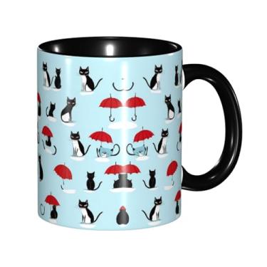 Imagem de Zeraoke Caneca de café criativa com estampa de dachshund parisiense, personalizada, presente para família, tamanho de 325 ml, unissex