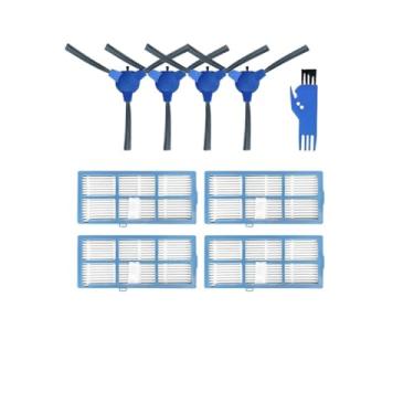 Imagem de Compatível com o aspirador robô Hosome G9070: peças de reposição, escova lateral principal, filtro HEPA, pano de limpeza e acessórios.(Set 7)