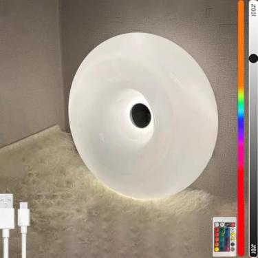 Imagem de Luminária de parede LED de 7W para quarto infantil, modelo nuvem, com interruptor de puxar, dimerizável, ideal para cabeceira, perfeita para decorar o quarto de meninos e meninas. Luminária