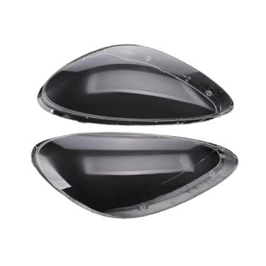 Imagem de Capa de Lente do Farol Dianteiro Compatível com Porsche Cayenne 2011 2012 2013 2014 (1 Par) - Lente Transparente