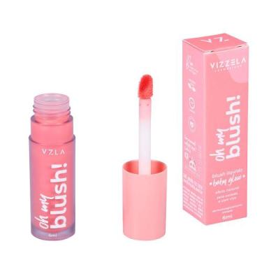 Imagem de Blush Líquido Vizzela Oh My Blush, Baby Glow