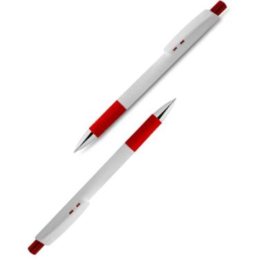 Imagem de Caneta Esferográfica Retrátil Executiva, Metal e Plástico, Escrita Azul, Acabamento Fosco, Grip Metálico, 0.7mm, Cilíndrica, Para Escrita Geral, 14cm (Vermelho 2)