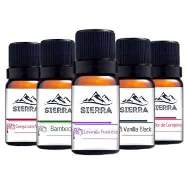 Imagem de Essência para difusor elétrico Cereja com Avelã, Lavanda Francesa, Bamboo, Vanilla Black e Flor de Cerejeira Aromaterapia Aromatizador e Umidificador